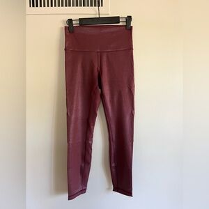 lululemon athletica Burgundy Leggings